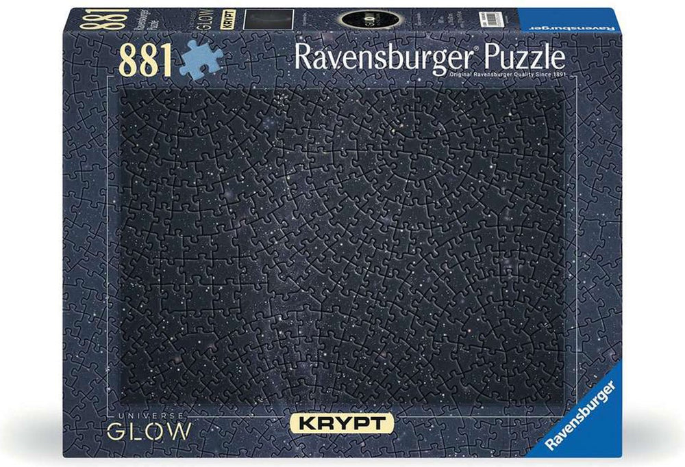 Ravensburger legpuzzel krypt universum glow, 881st.