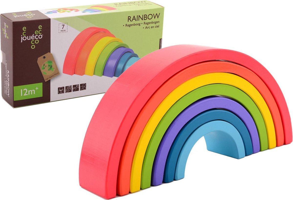 Jouéco joueco houten regenboog