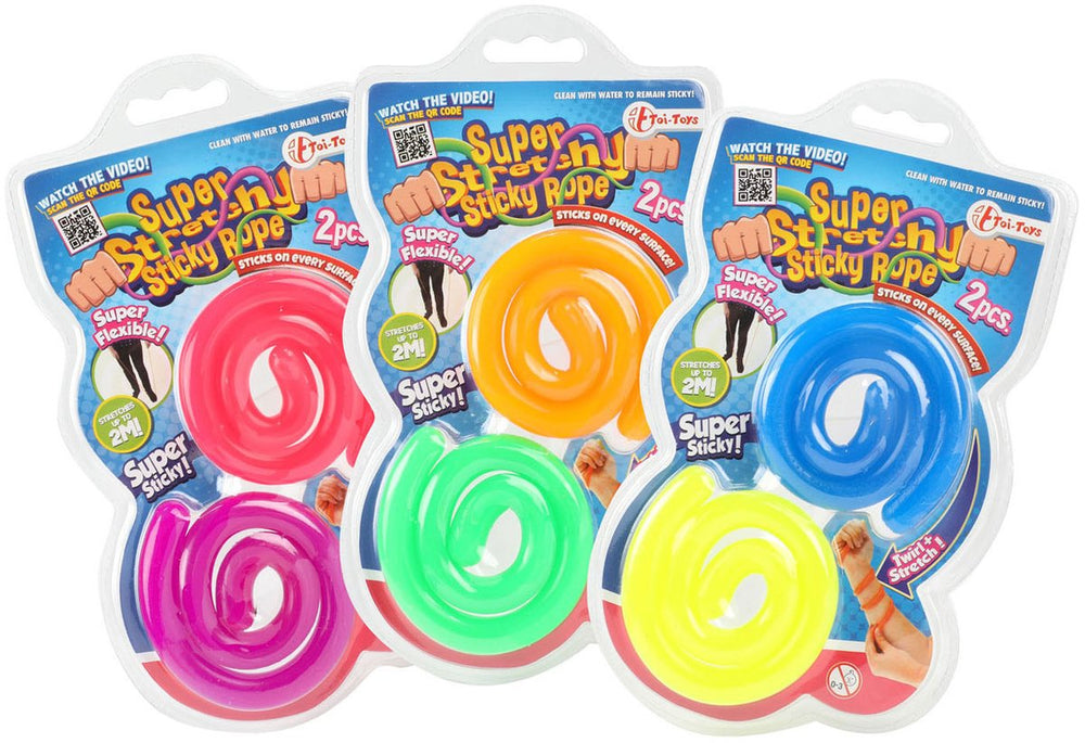 Toi-Toys Sticky Stretch Touwen, 2st.