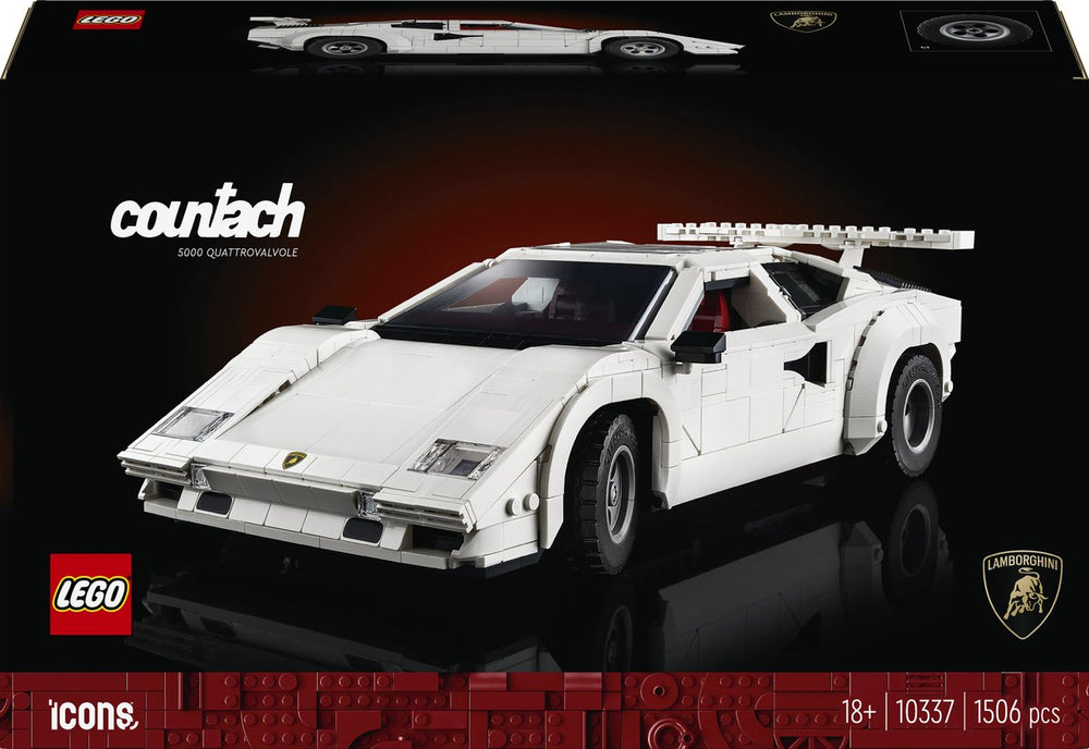 Lego icons 10337 - lamborghini countach 5000 quattrovalvole