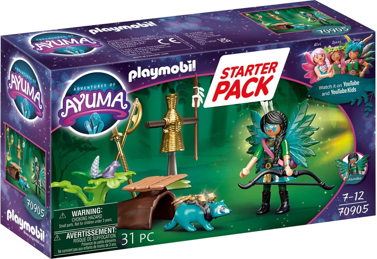 Playmobil ayuma starterset knight fairy met wasbeer - 70905