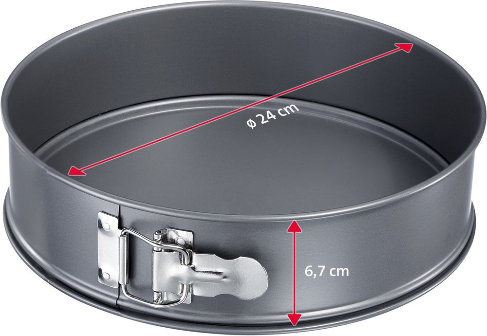 Westmark springvorm, taartvorm, ø 24 cm, met antiaanbaklaag, koudgewalst staal, back meister, antraciet, 32642270