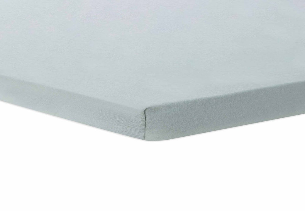 Jollein baby - hoeslaken boxmatras jersey 75x95cm - zacht katoen - sea green