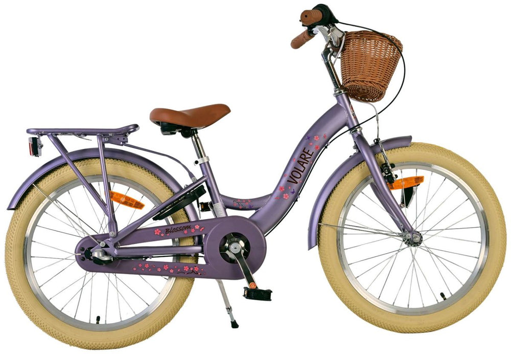 Volare bloesem kinderfiets - meisjes - 20 inch - paars - nexus 3 versnellingen