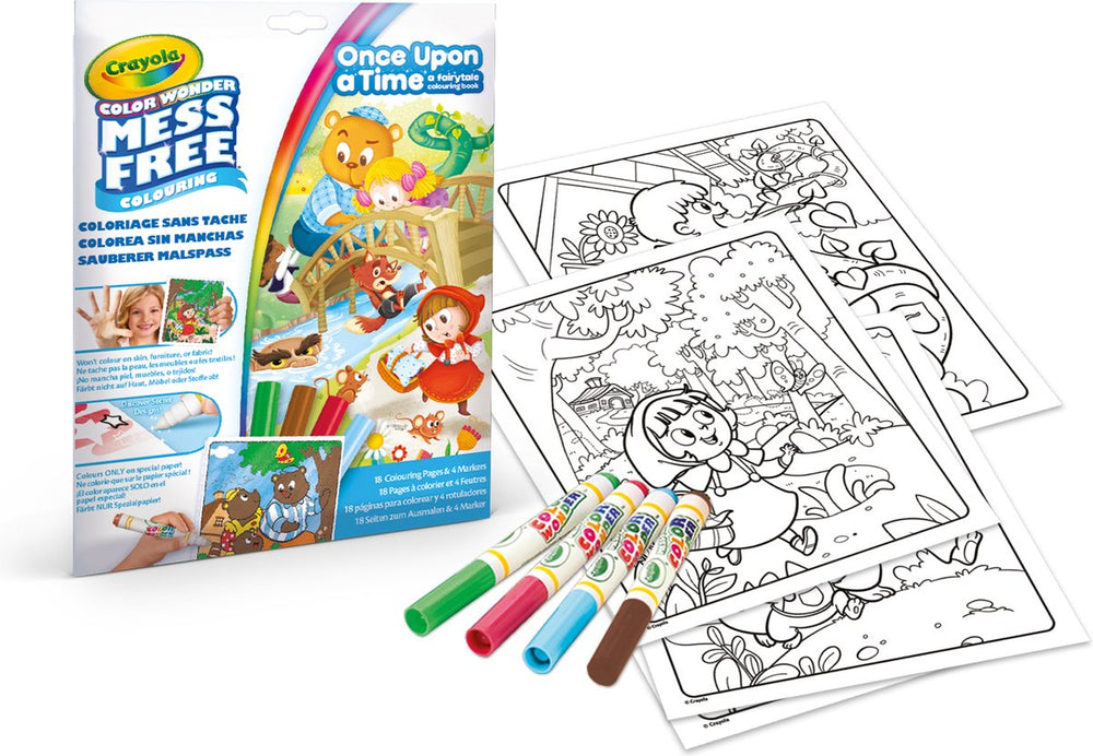 Crayola - color wonder - hobbypakket - er was eens - kleurboek voor kinderen