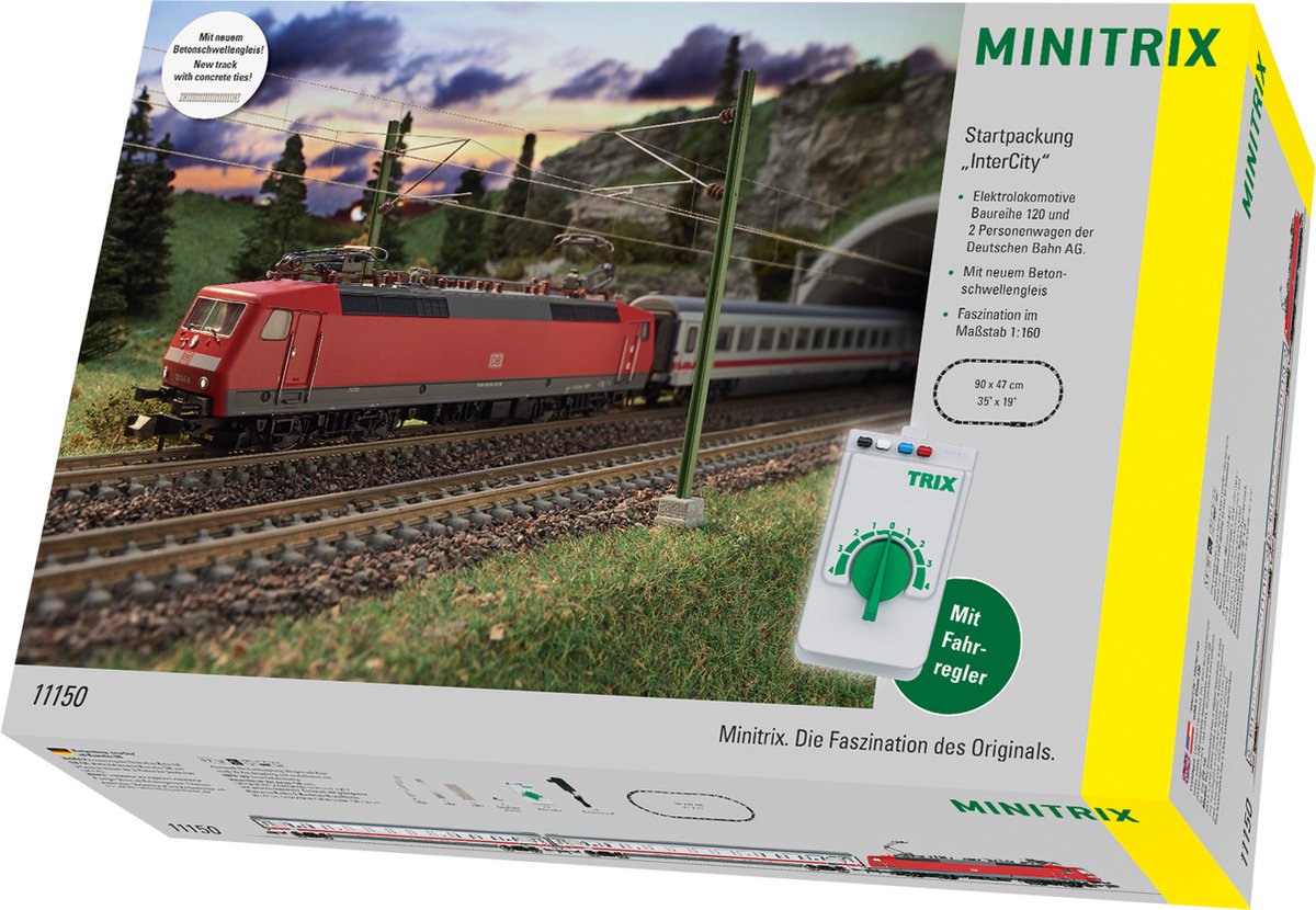 Minitrix intercity” startset met klasse 120