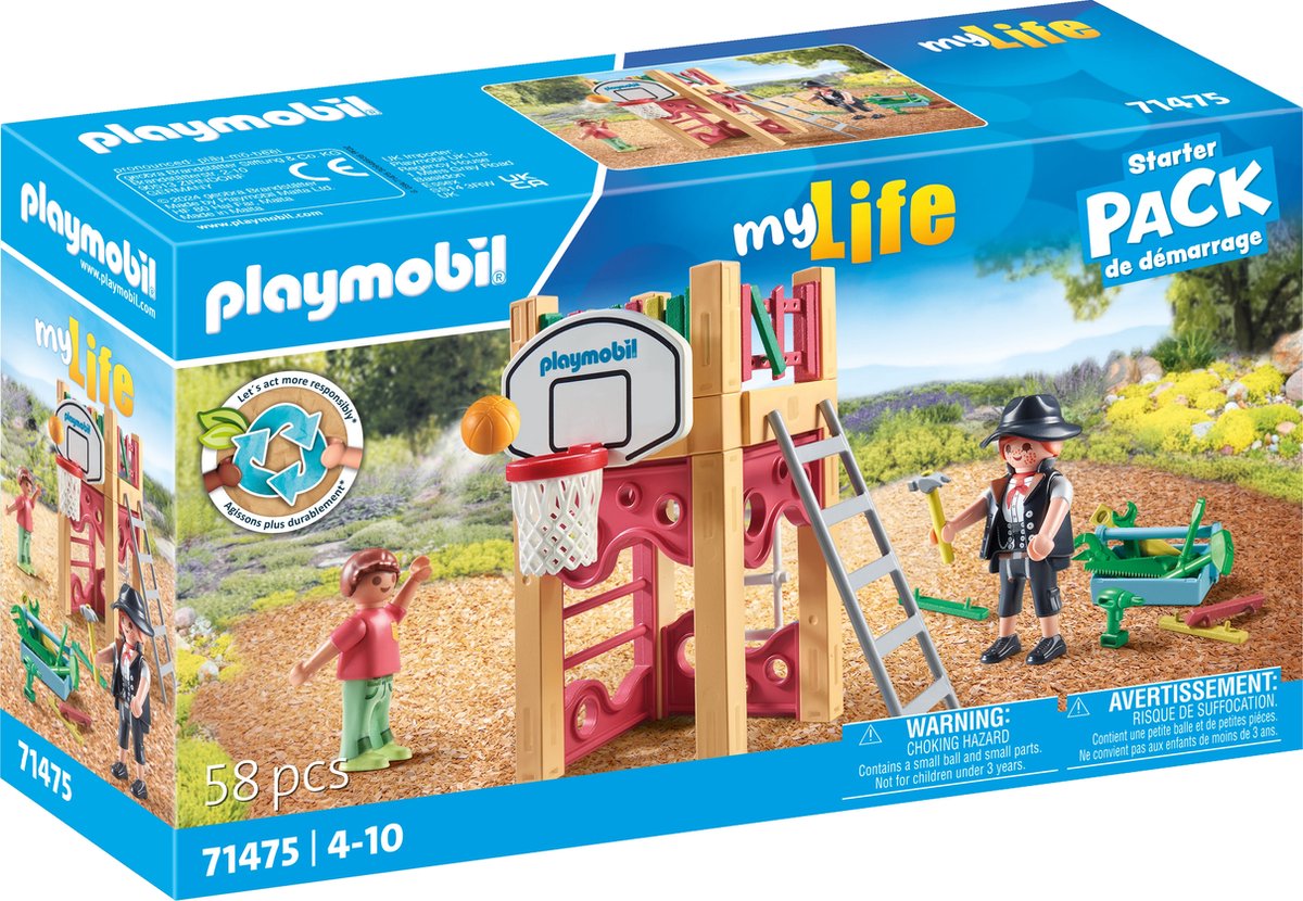 Playmobil 71475 startpakketten timmerman op weg naar klus