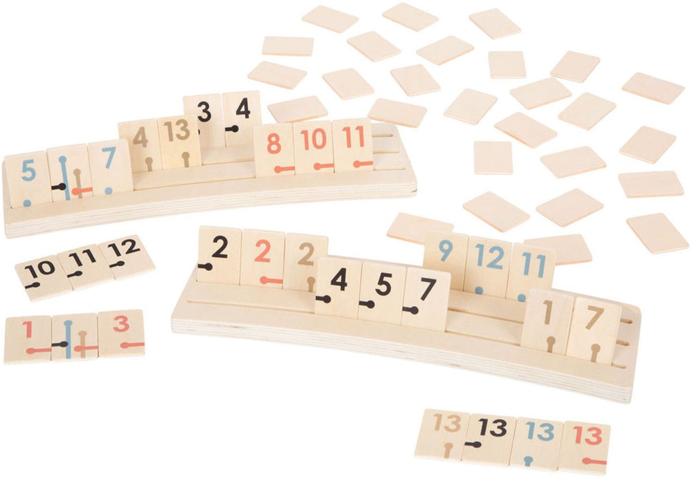 Small foot - wooden rummy game