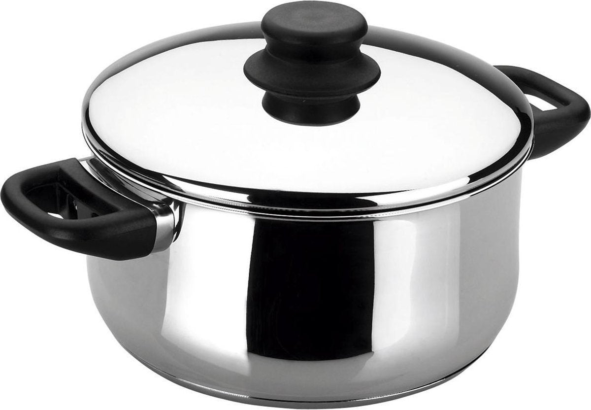 Lacor garinox kookpot met deksel - ø 22cm - 4l