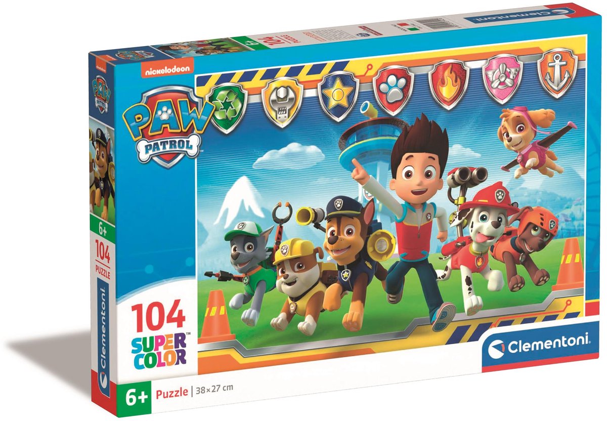 Clementoni Puzzel PAW Patrol, 104e.