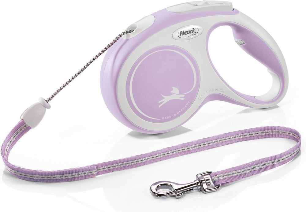 Flexi new comfort touw roze m 5m