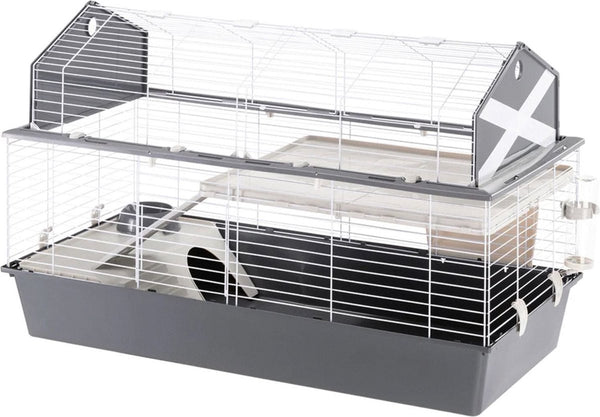 Ferplast barn 120 - knaagdierkooi - grijs - 119 x 58 x 77 cm