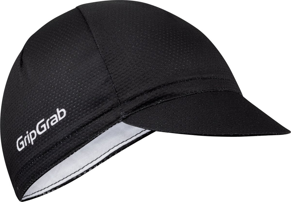Gripgrab - lightweight zomer fietspet mesh cycling cap retro fietsmuts uv-bescherming helmmuts - zwart - unisex - maat m l (57-63 cm)