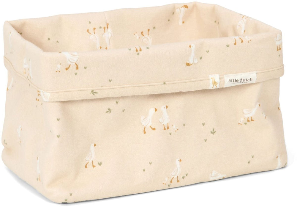 Little dutch commodemandje groot - wit - newborn naturals - little goose