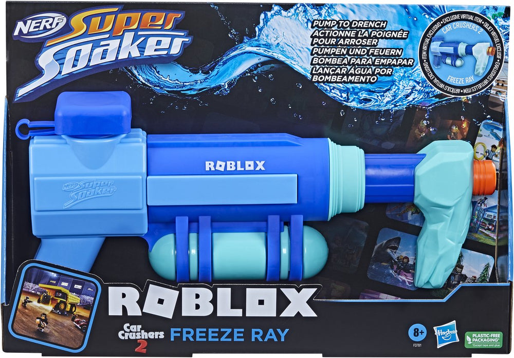 Nerf super soaker roblox car crushers 2: freeze ray water blaster