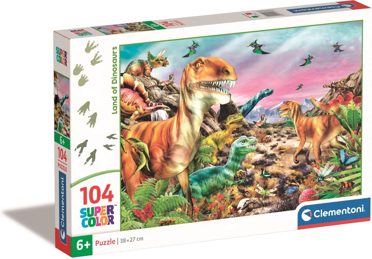 Clementoni legpuzzel superkleurentrollen 3, 104st.