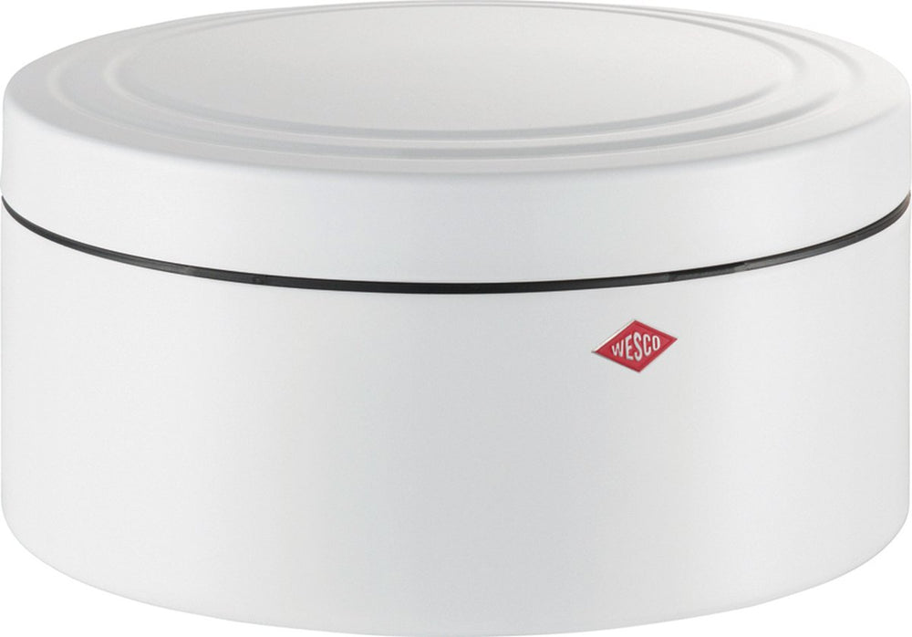Wesco classic line gebaksdoos met deksel | 4 liter | metaal - mat wit | koekjesdoos