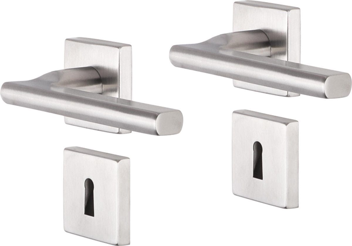Impresso kirby kruk met 2x rozet sl vierkant verdekt rvs