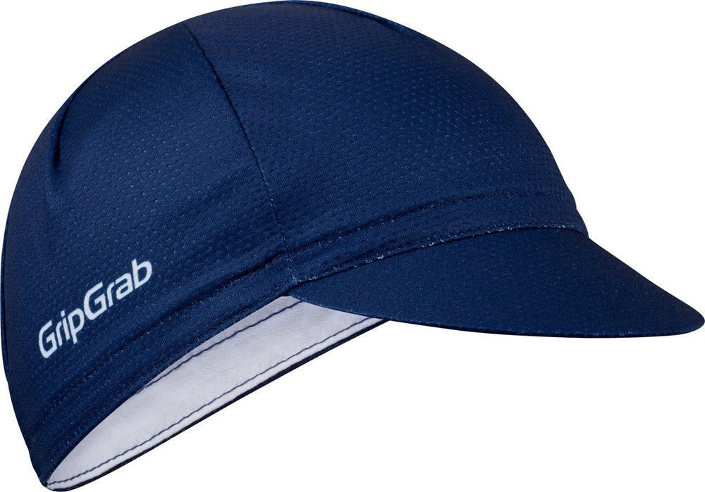 Gripgrab - lightweight zomer fietspet mesh cycling cap retro fietsmuts uv-bescherming helmmuts - navy blauw - unisex - maat m l (57-63 cm)