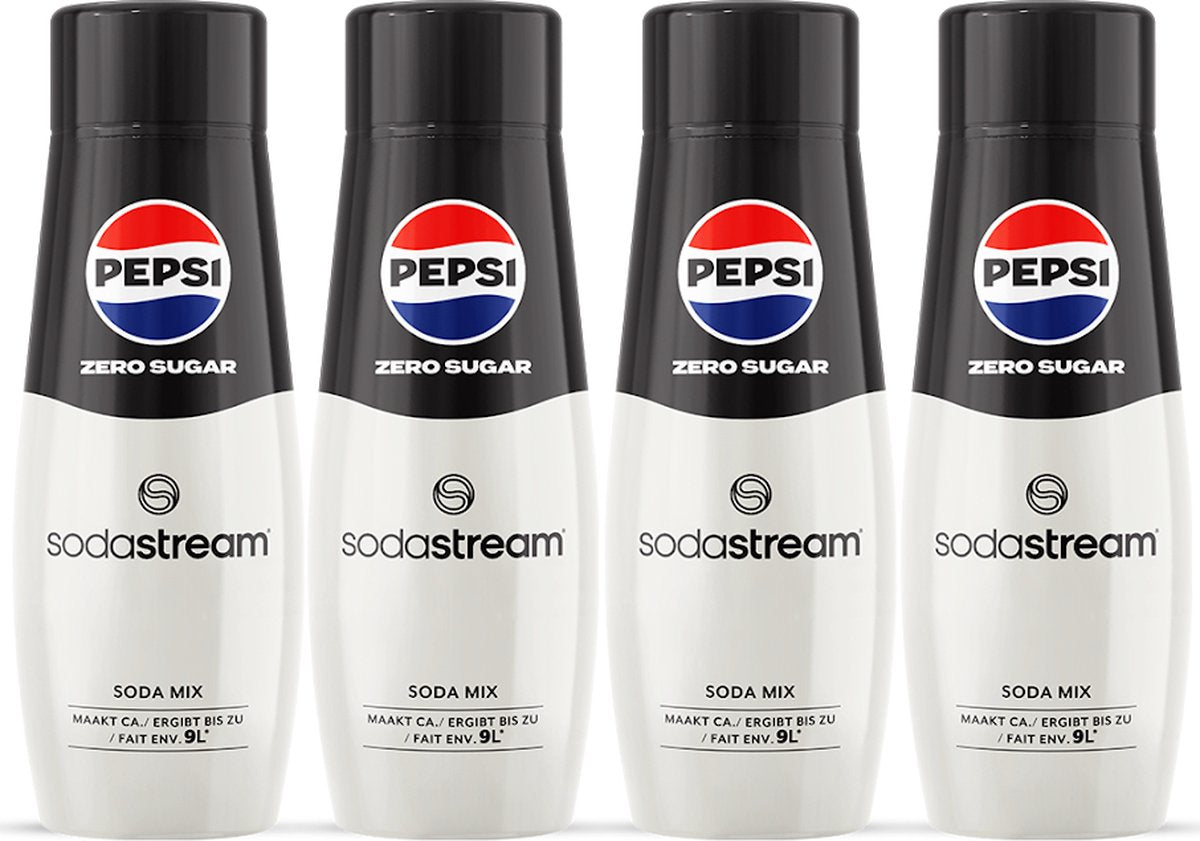 Sodastream pepsi zero siroop 4 x 440ml