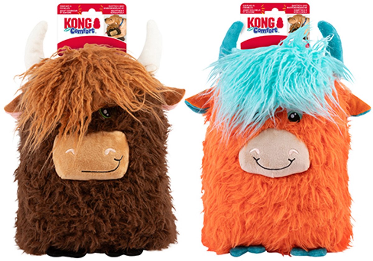 Kong comfort assorted xl - knuffel - 36.83x20.32x15.24 cm assorti xl