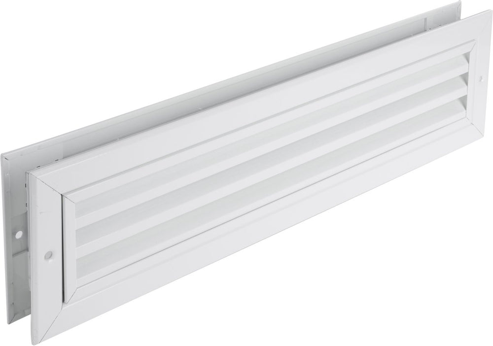 Starx deur rooster - 470 x 121 mm - aluminium - wit