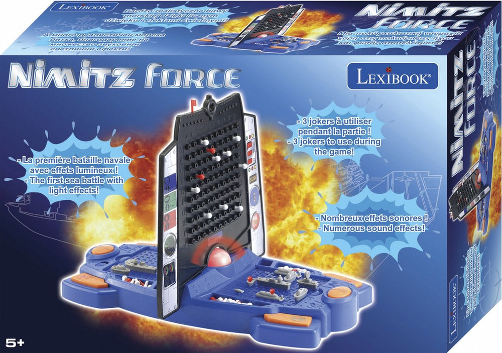 Lexibook nimitz® force - electronic seabattle game met verlichting en geluid effecten