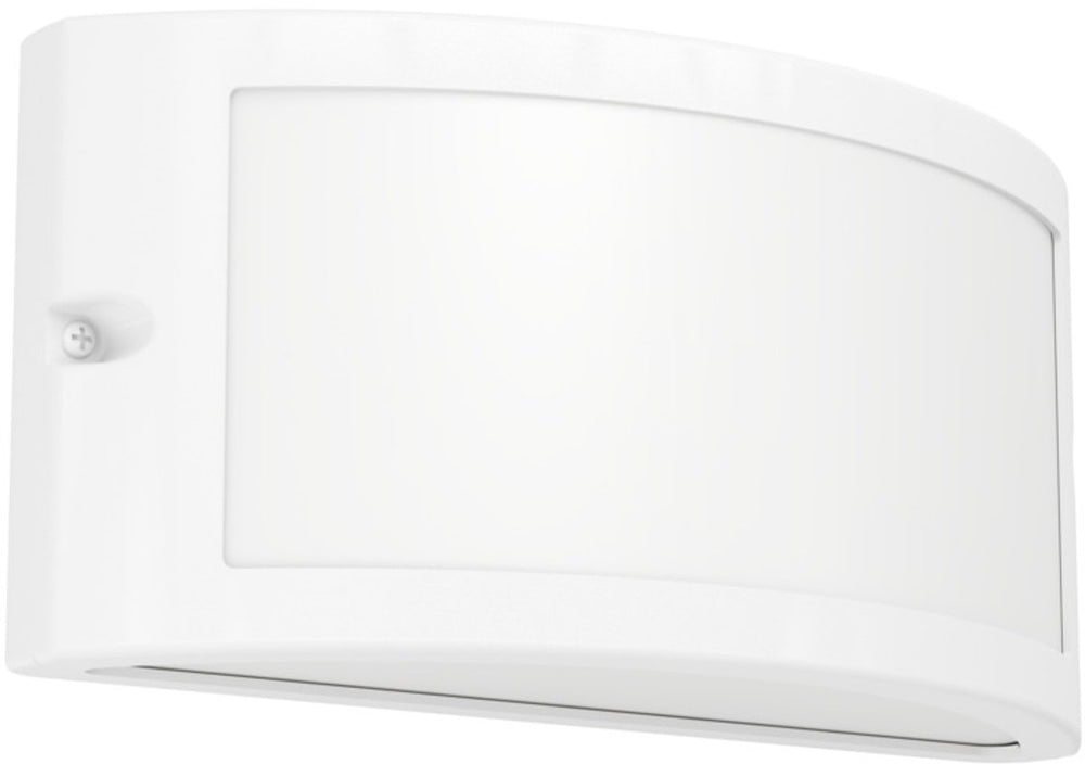 Eglo poggiarello wandlamp buiten - e14 - 22 cm - wit