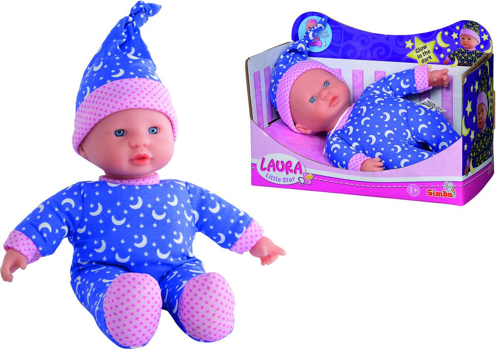 Simba Laura Little Star Babypop licht op in het donker