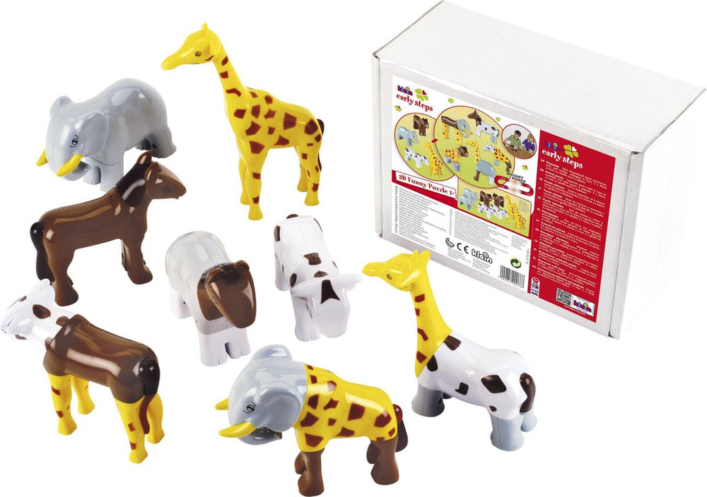 Theo Klein Grappige puzzel Magnetische puzzel 8 dieren