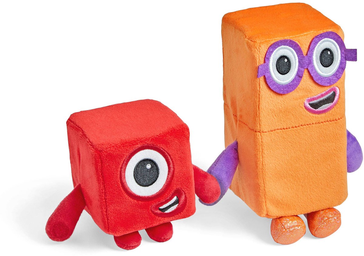 Learning resources numberblocks® one two - knuffelset - vanaf 18 maanden