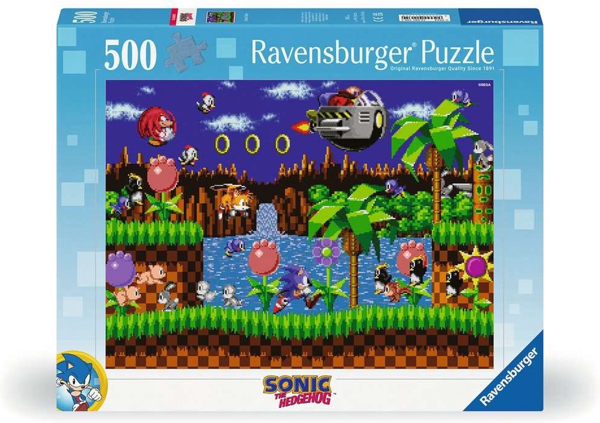 Ravensburger legpuzzel sonic, 500st.