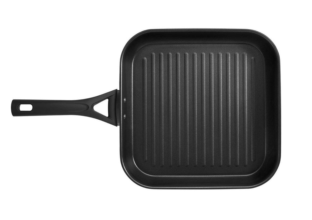 Pyrex - expert touch grillpan 28 cm - rvs - zilver