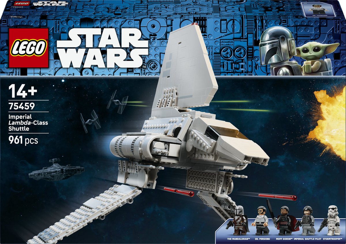 Lego star wars imperial lambda-class shuttle bouwpakket voor kinderen en tieners 75459