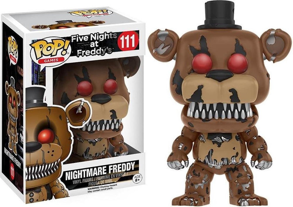 Funko nightmare freddy pop! vinyl figure - five nights at freddy's 9 cm