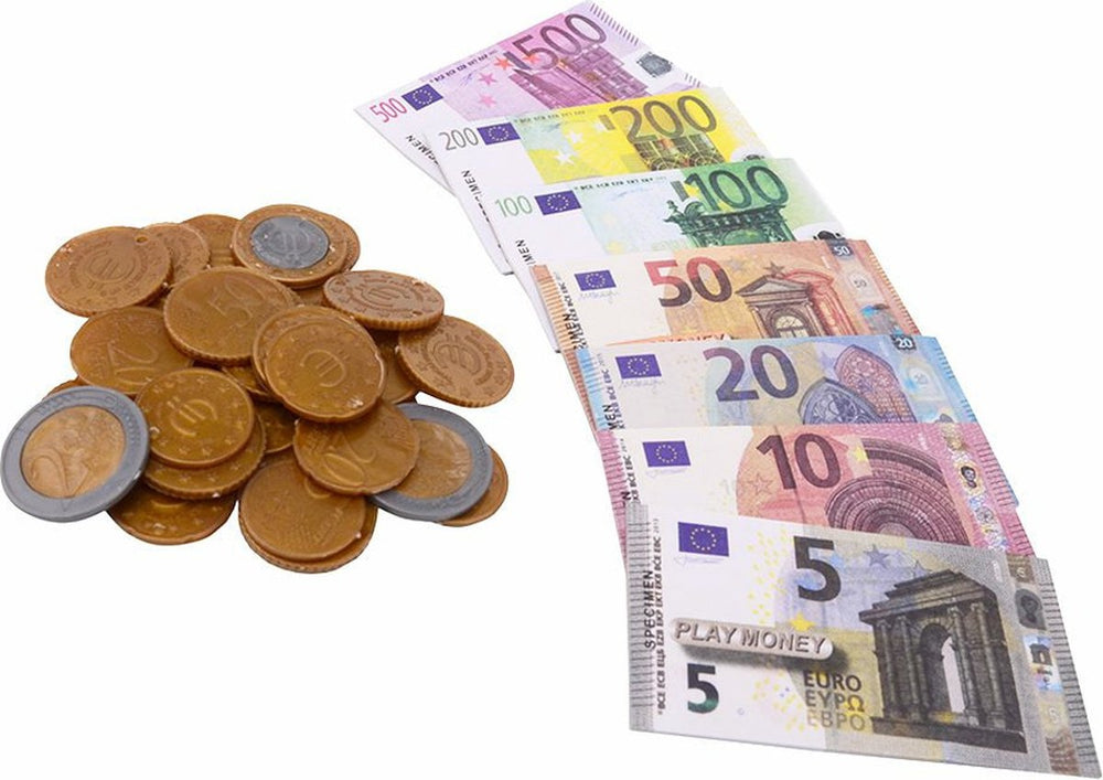 Johntoy eurospeelgeld op kaart