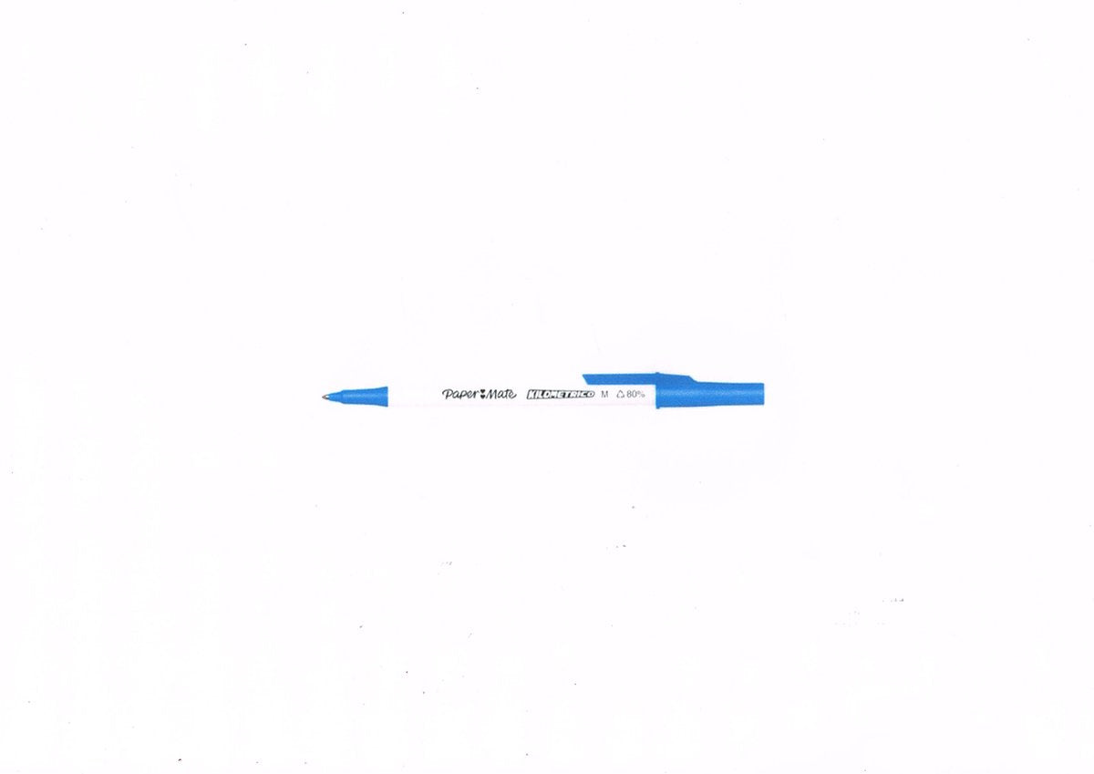 Paper mate balpen kilometrico recycled medium blauw | 50 stuks