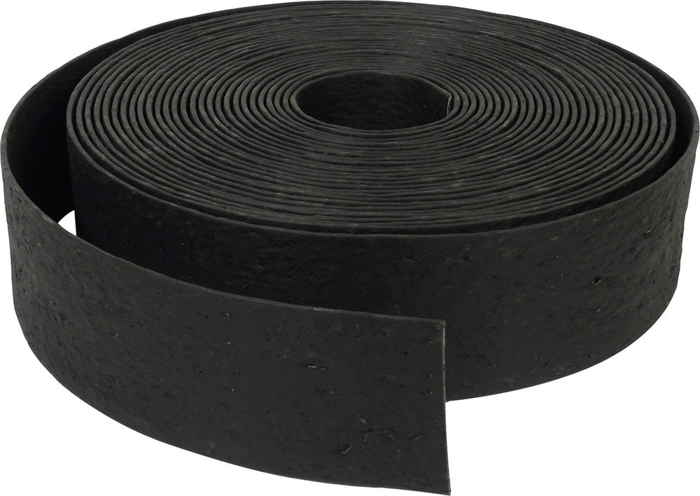 Nature - borderrand op rol - 12cm x 24m - 5mm dik - zwart - perkrand met textuur