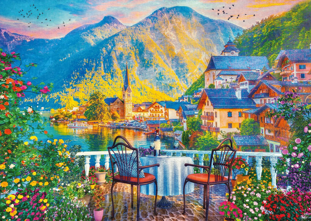 Schmidt - legpuzzel - pittoresk hallstatt - 1000 stukjes - volwassenen - vanaf 12 jaar