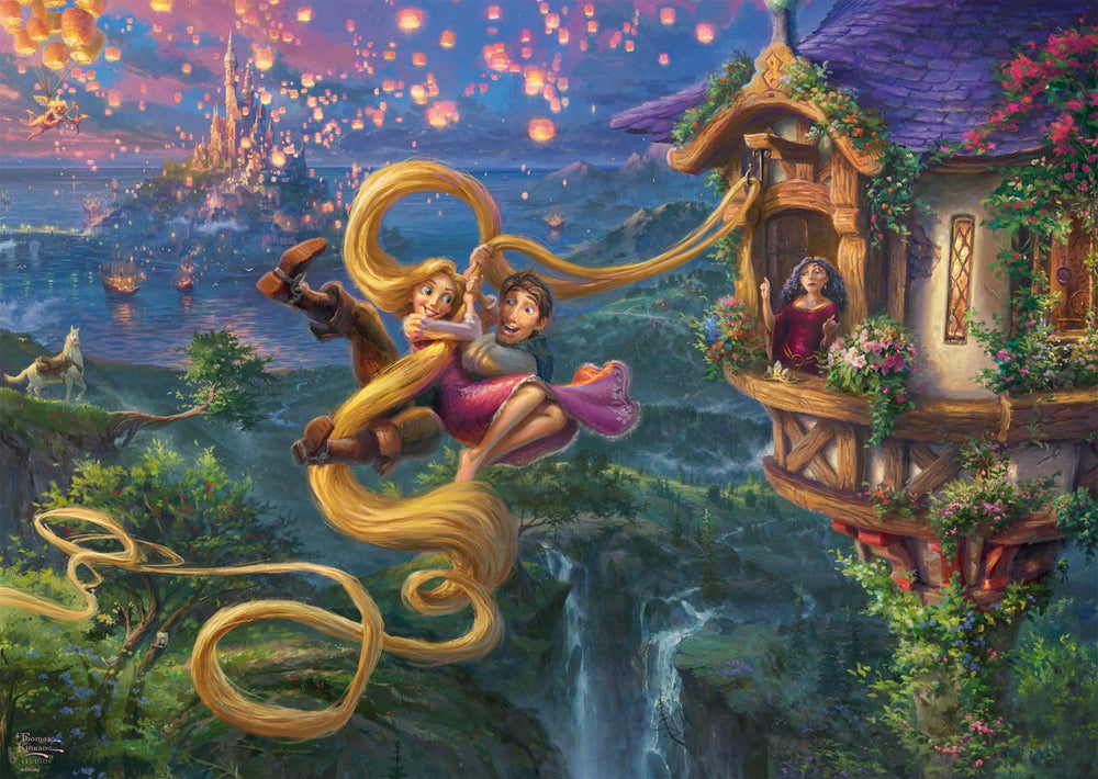Schmidt disney puzzel rapunzel tangled 1000 stukjes cartoon.