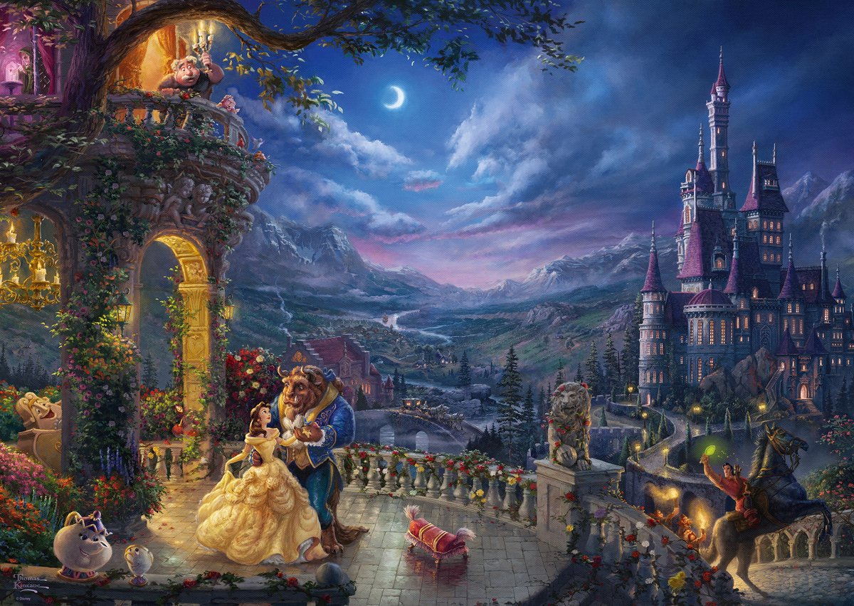 Schmidt disney beauty and the beast puzzel - 1000 stukjes