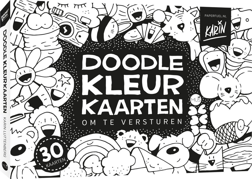Kluitman paperfuel doodlekleurkaarten