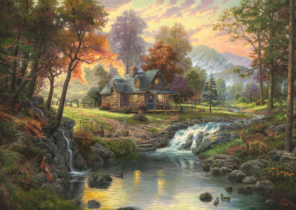 Schmidt puzzel - kinkade mountain retrait