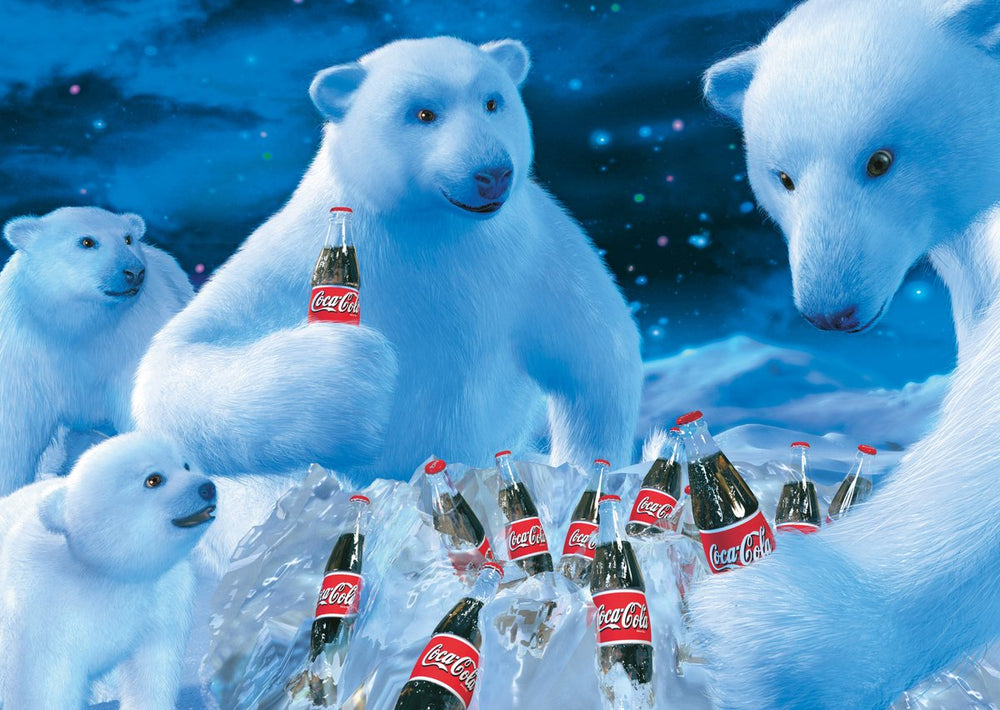 Schmidt puzzel coca cola ijsberen - 1000 stukjes - legpuzzel.