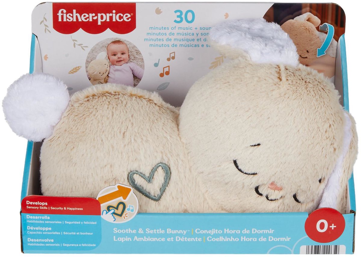 Fisher Price kalmeer en kalmeer konijntje