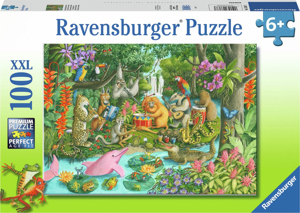 Ravensburger Jigsaw Puzzle The Jungle Orchestra - Jigsaw Puzzle - 100 XXL Pieces