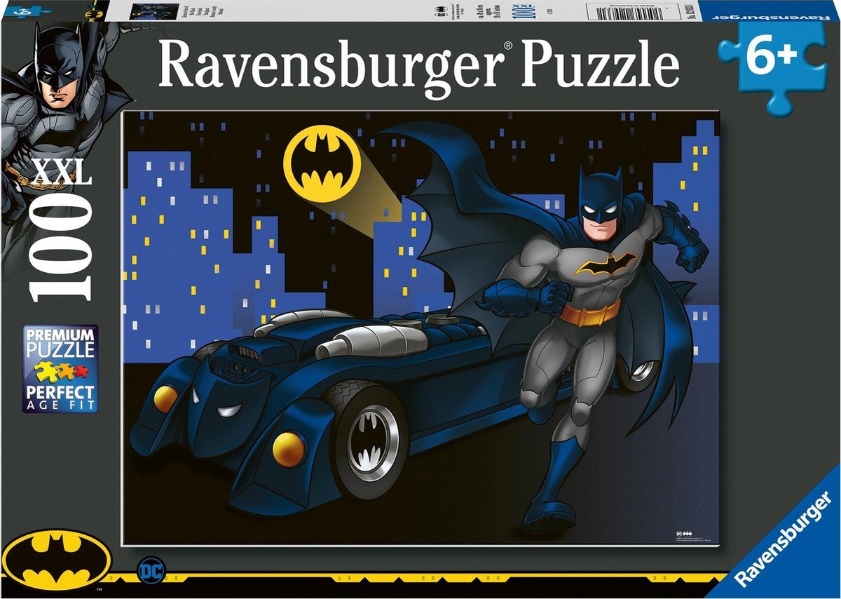 Ravensburger puzzel batman: batsignaal - legpuzzel - 100 xxl stukjes