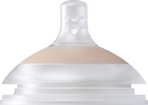 Difrax lovi mammafeel dynamische flessenspeen - 3+ maanden - slow - 1 stuk