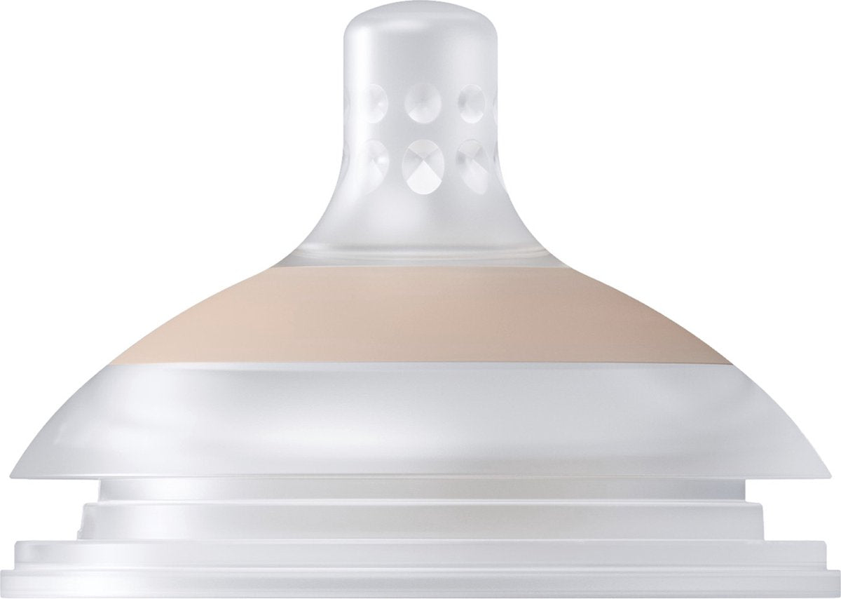 Difrax lovi mammafeel dynamische flessenspeen - 0+ maanden - mini - 1 stuk