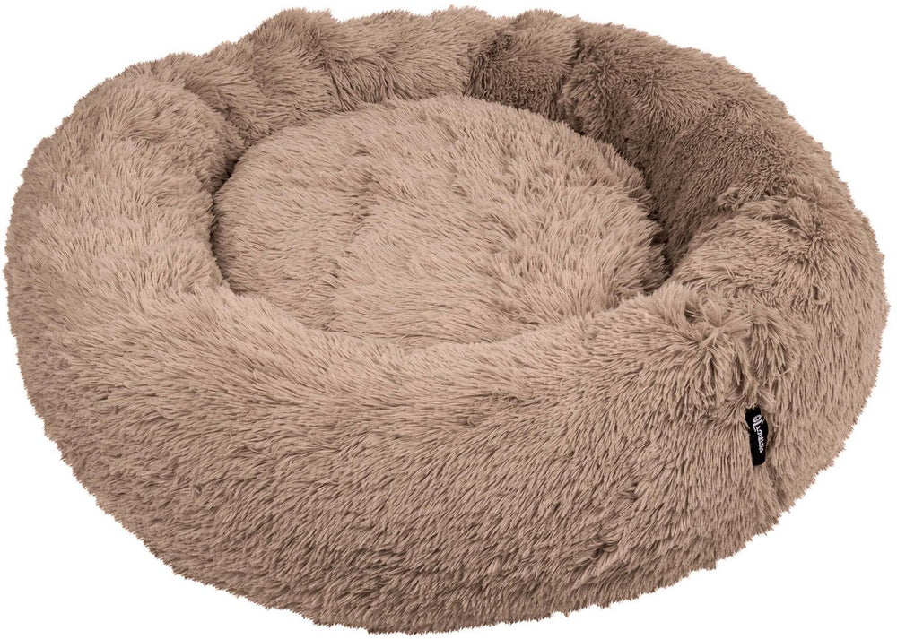 District 70 fuzz donut hondenmand - mocca - extra large ø 100 cm